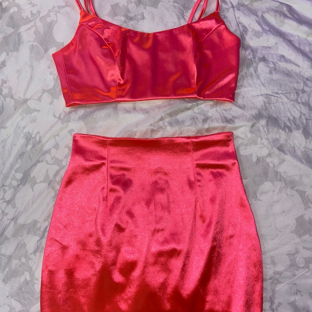 Top and skirt set from fashion nova.